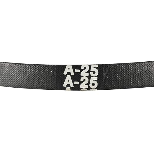uxcell A25 Drive V-Belts 25" Inner Length 13mm Width 8mm Thick JIS Standard A-Section Rubber Drive Industrial Transmission Belt