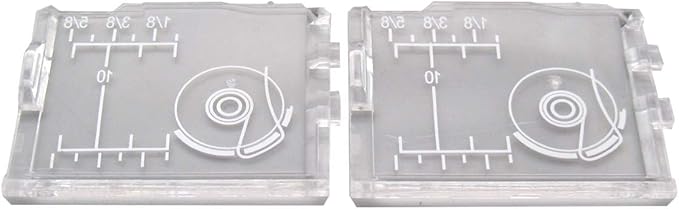 CKPSMS Brand - 2PCS #750036001 Slide Bobbin Cover Plate Compatible with JANOME New Home Elna Viking BABYLOCK