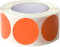 SHYGO® 1“ Orange Circle Dot Stickers Color Coding Labels, 1000PCS 2 Rolls