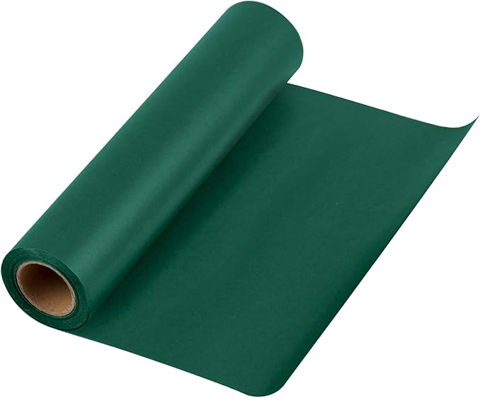 RUSPEPA Green Kraft Paper Roll - 12 inches x 100 feet - Recyclable Paper Perfect for for Crafts, Art,Small Wrapping, Packing, Postal, Shipping, Dunnage & Parcel