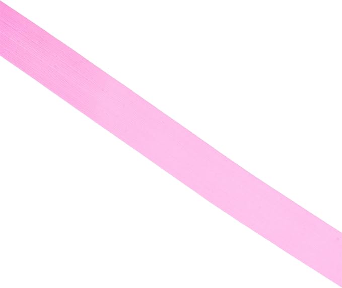 Mandala Crafts Wide 1 Inch Pink Elastic Bands Spool for Pants Waistbands Sewing and DIY Crafts, 50 YD Stretchy Flat Fabric Strap Knit Elastic Band for Wig