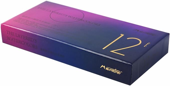 Mairtini Artists' Layered Granulating Watercolor 12 Colors Set 5ml