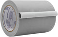 WOD GTC12 Gaffer Tape, Gray Low Gloss Finish Film, 6 inch x 60 ft. Residue Free, Non Reflective Cloth Fabric, Secure Cords, Water Resistant, Photography, Filming Backdrop, Production