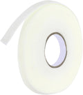 MECCANIXITY 2/5 Inch Double Fold Bias Tape Polyester Continuous Bulk Bias Tape for Sewing,Seaming Quilting Hemming Binding Crafts (Beige White 10 Yards)