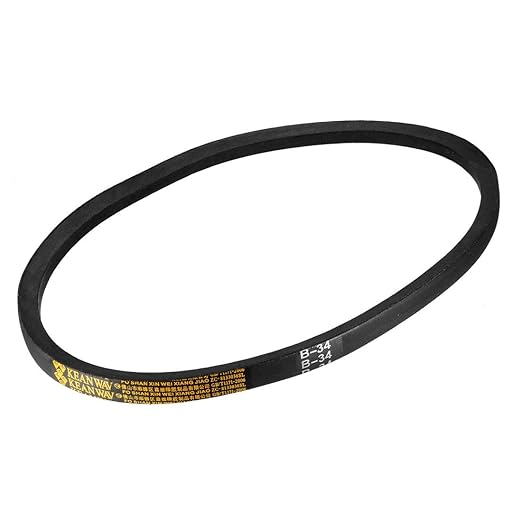 uxcell B-34 V-Belts 34" Inner Length, B-Section Rubber Drive Belt