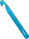 Weabetfu 15mm Large Crochet Hook,Huge Crochet Hooks for Chunky Yarn,Ergonomic Knitting Giant Crochet Hooks,Big Crochet Hooks for Knitting Yarn Carpet Scarf Wool Roving, Blue