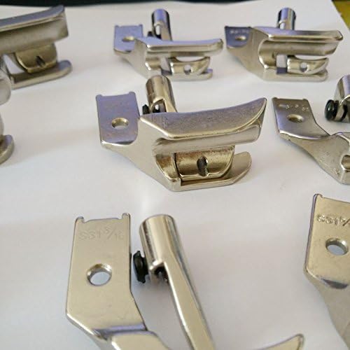 HONEYSEW Singer Industrial Walking Foot Single Piping WELTING FEET S32-9size for Choose (S32 1/8+3/16+1/4+5/16)