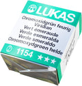 Lukas 1862 Aquarell Artists' Watercolor Pans, Viridian Half Pan - Vibrant Professional Grade Watercolor Paint - Easy-to-Wet, Intense Color, Long-lasting - Ideal for Professional Watercolorists