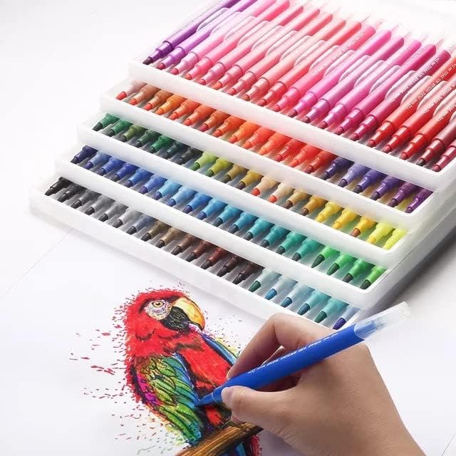 THE CEO Colored Pens Dual Brush Markers - 36 Vibrant Water-Based Markers for Bold, Smooth Creations - Drawing Pens with Precision Tips for Versatile Artwork - Ideal for Artists & More