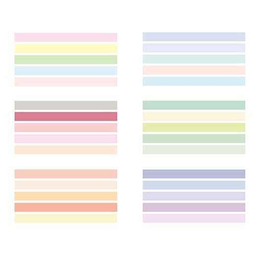 YUBBAEX Natural Color Washi Tape Set 30 Rolls Decorative Tapes for DIY Crafts, Journals, Planners, Scrapbooking, Wrapping (Macaron 30 Rolls)