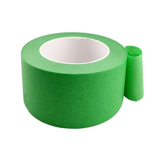 Wide Masking Tape, Green Painters Tape for Home, Office, School Stationery, DIY Art, Crafts, Labeling (3 Inch X 55 Yards)