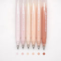 Acrylic Gel Pens for Coloring Books, Quick Dry 6 Pcs 1.0mm Fine Point Gel Marker Pen for Drawing, Journaling Art, Skin Color