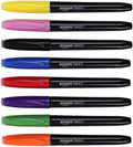 Amazon Basics Vibrant Fabric Markers, Assorted Colors, 8-Pack