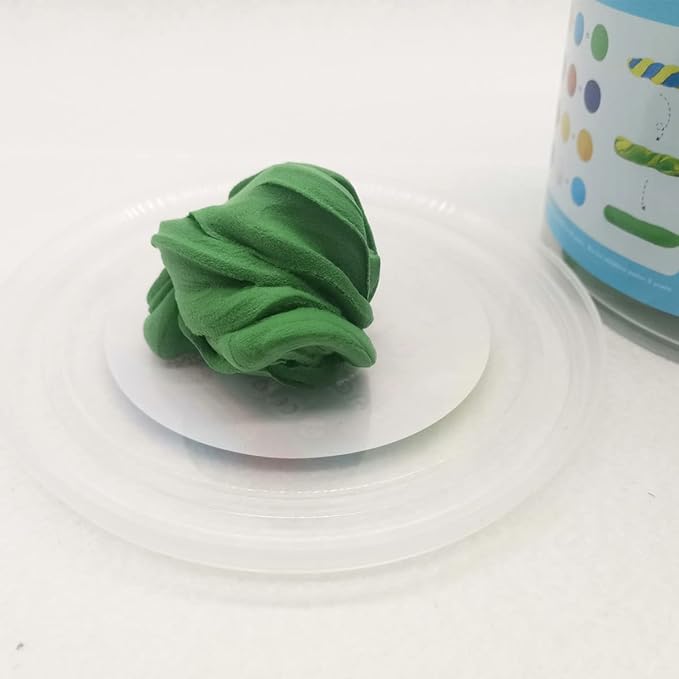 Air Dry Modeling Clay 10.5 oz Ultra Light Magic Clay DIY Moulding Dough Primary Colors Art Craft Kit (Dark Green)