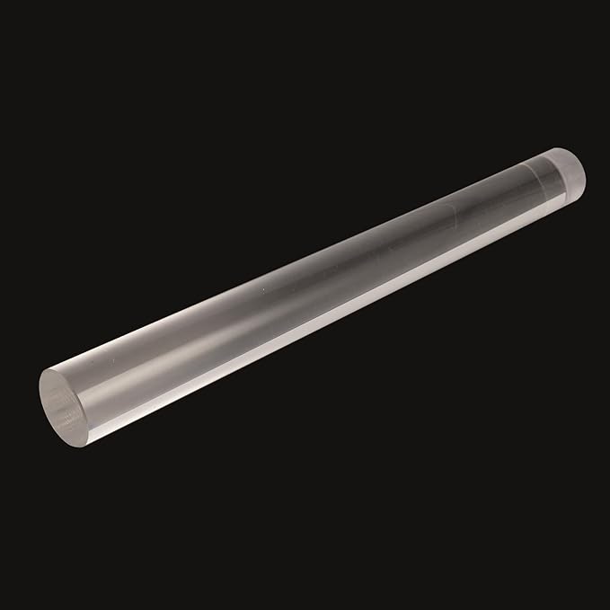 DIYOOHOMY Polymer Clay Roller Tools, Acrylic Clay Roller Clear Rolling Pin for Pottery Modeling Clays Polymer Shaping Air Dry Clay DIY Craft Tool