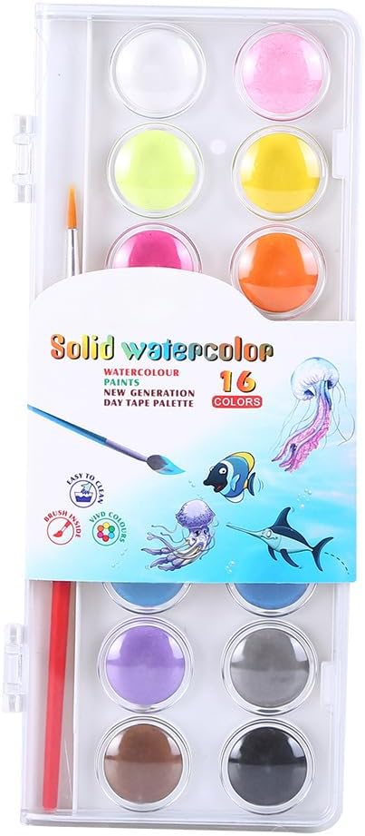 Watercolor Workbooks, 12 Colors Water Color Books Paint Set for Adults, Watercolor Coloring Book for Beginners, Water Color Workbook,Beautiful Paintings for Beginners