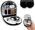 Reroon 2 Pack Mini Travel Sewing Kit for Adult & Kid | Portable Sewing Box Kit Bulk | Small Emergency Repair Set with Thread Scissors Needle for Travel, Beginner DIY Handcraft | Black