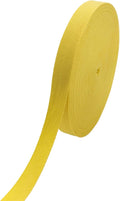 Yellow Twill Tape 3/4 Inch Wide - 40 Yards Herringbone Cotton Webbing Bias Binding Tape for Sewing, Crafting, DIY Projects, Pet Collars, Gift Wrapping and Home Decoration