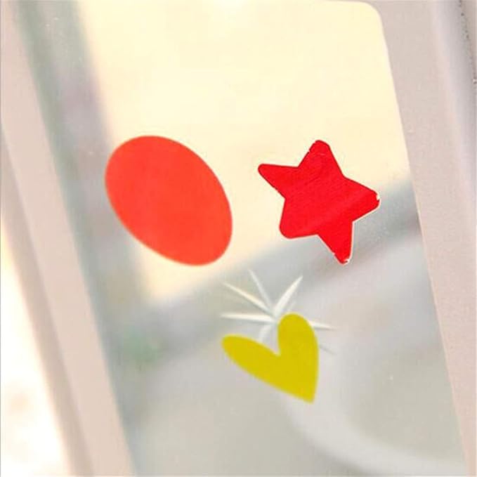 18 Sheets 1512 Pcs Colorful Heart Shape Self Adhesive Stickers, for Scrapbooking and Kid DIY Arts Crafts (Hearts, 18 Sheets)