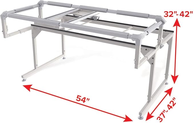 Q'nique 19X - Elite Long Arm Quilting Machine and Q-Zone Hoop Quilting Frame | Quilting Machine and 5' Hoop Quilting Frame | Grace Quilting Machine | Grace Quilting Frame