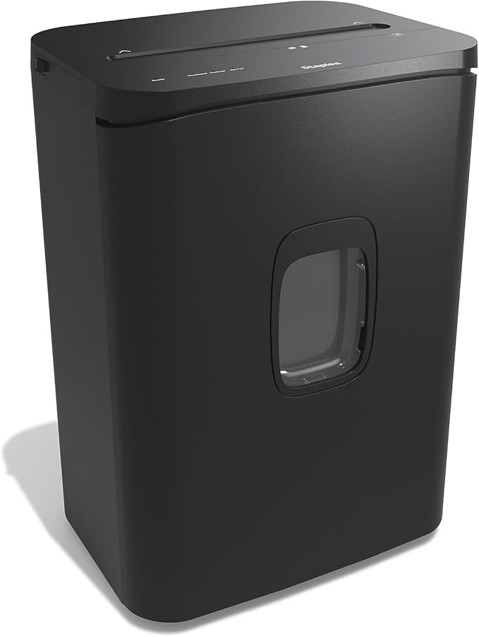 Staples 20-Sheet Micro-Cut Shredder – High-Security Document & Credit Card Shredding for Offices