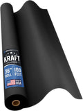 Bryco Goods Black Kraft Paper Roll - 36 Inch x 100 Feet - Made in USA - Ideal for Packing, Shipping, Arts & Crafts, Poster, Bulletin Board, Decorations, Bouquet, Gift Wrapping