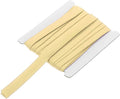 MECCANIXITY 1/2 Inch Double Fold Bias Tape Continuous Bulk Cotton Bias Tape for Sewing Seaming Quilting Hemming Binding Crafts (Lemon Yellow 6 Yards)