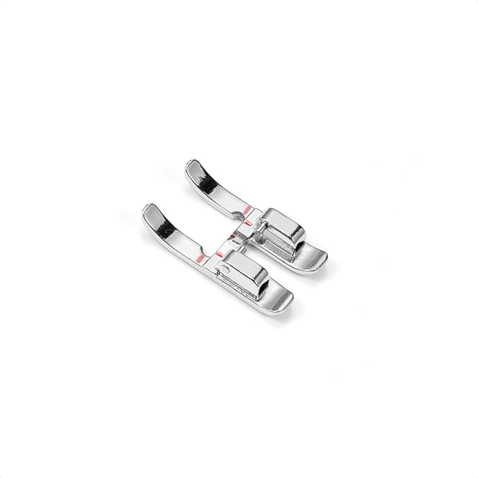 9mm Open Toe Applique Presser Foot with IDT for Pfaff Group F, G, J, K Sewing Machine, Satin Stitch Metal Applique Foot #820213096