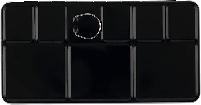 Watercolor Palettes - Empty Half Pan Boxes and Palette for Artists, Watercolor Painting, Students, Color Theory, & More! - 48 Half Pans