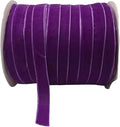 10 Yards Velvet Ribbon Spool (Purple, 5/8")