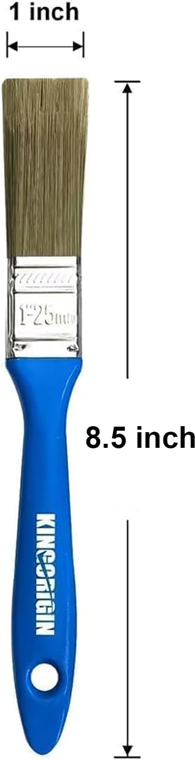 Versatile Paint Brush Set, 40 Pack, 1 Inch Paint Brushes, Small Paint Brushes for Walls, Furniture, Crafts - Detailed Painting & Larger Surface Coverage