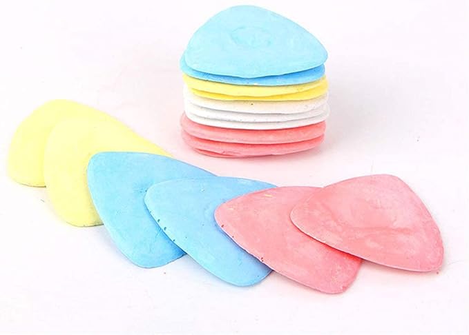 Triangle Tailors Chalk,Sewing Fabric Chalk and Fabric Markers for Quilting,Sewing Supplies Accessories (10Pcs)