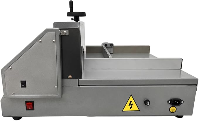 INTSUPERMAI Electric Paper Cutter A4 Desktop Paper Cutter Electric Paper Trimmers 330mm / 13in Paper Cutting Width Manual Pushing Paper with Infrared Safety Sensing for 40mm/1.57in Cutting Thickness