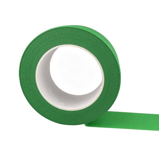 2 Inch Green Wide Masking Tape, Green Painters Tape for Home, Office, School Stationery, DIY Art, Crafts, Labeling (2 Inch X 55 Yard)