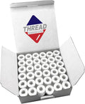 Prewound Bobbin L Size, 70D/2(60WT SA155 Size 9.4) Embroidery Sewing Machine Bobbins Thread Type L for Brother, Babylock, Singer, Husqvarna Viking, Pfaff Embroidery Machines