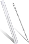 Large Sewing Needle 4" Hand Sewing Needles Embroidery Needles Upholstery Needles for Hand Sewing with Needle Storage Tube for Repairing, Quilting, Stitching