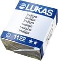 Lukas 1862 Aquarell Artists' Watercolor Pans, Indigo Half Pan - Vibrant Professional Grade Watercolor Paint - Easy-to-Wet, Intense Color, Long-lasting - Ideal for Professional Watercolorists