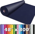 PerkHomy Navy Blue Kraft Paper Roll 48" x 3,600" (300') for Gift Wrapping Bouquet Flower Art Painting Craft Writing Packaging Shipping 80GSM 55LB (Navy Blue, 48" x 300')