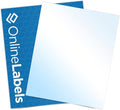 8.5 x 11 White Gloss Sticker Paper (Inkjet Printers Only) - 100 Sheets - Full Sheet Labels - OnlineLabels