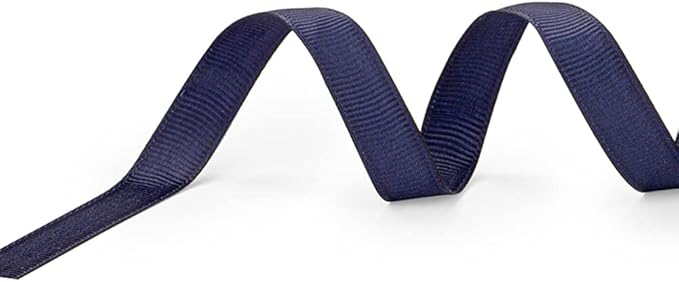 LIUYAXI 1/2" X 50 Yards Solid Navy Blue Grosgrain Ribbon, Perfect for Crafts, Wedding Decor, DIY Hair Accessories, Sewing, Gift Package Wrapping and More