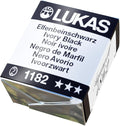 Lukas 1862 Aquarell Artists' Watercolor Pans, Ivory Black Half Pan - Vibrant Professional Grade Watercolor Paint - Easy-to-Wet, Intense Color, Long-lasting - Ideal for Professional Watercolorists