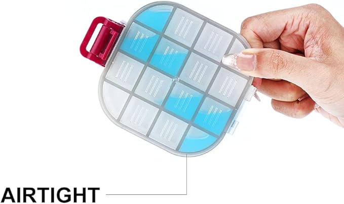 Transon Airtight Paint Storage Palette Box 16 Wells Fuchsia Color