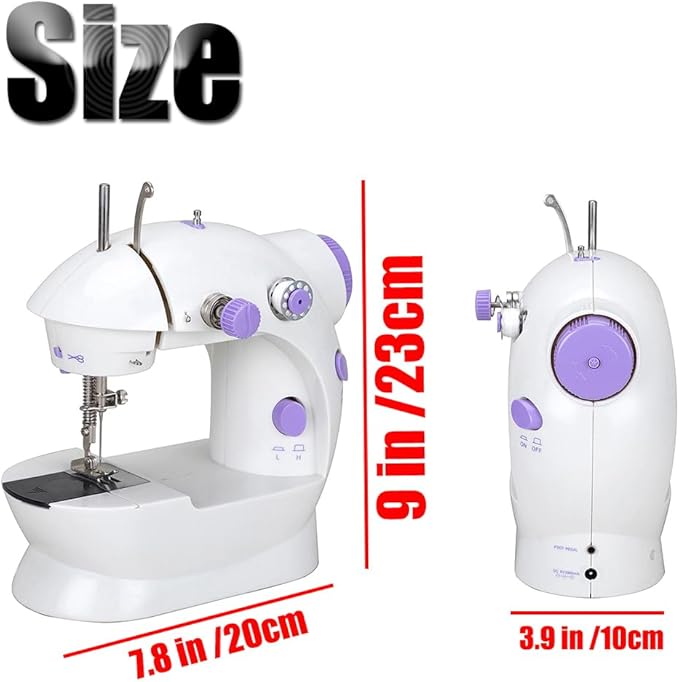 Kucehiup Mini Sewing Machine, Portable Sewing Machine for Beginners
