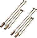 Metal Brooch Stick Pins with Stopper Ends Safety Copper Long Needle Eye Pins for Men Women Suit Tie Hat Scarf DIY Jewelry Accessories, Bronze 20pcs 50mm & 20pcs 70mm