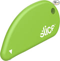 Slice Micro Safety Cutter, Safe Ceramic Box Cutter Lasting 11x Longer than Metal, Keychain Box Opener, 12 Pack