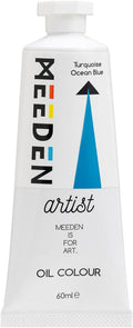MEEDEN Artist Grade Oil Paint: Turquoise Ocean Blue - 60ml/2oz Tube - Professional Art Paints for Canvas Painting