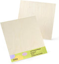 12 Pack Basswood Sheets 18"x18"x1/8", 3mm Basswood for Laser Cutting, Wood for Laser Cutting and Engraving, Laser Engraver Blanks, DIY Architectural Models Making, Wood Engraving