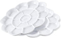 2pcs Watercolor Palette Plastic 18-Well Paint Tray Palette Flower White Painting Tray for Watercolor Create DIY Craft Professional Art Painting Acrylic Paintings Gouache