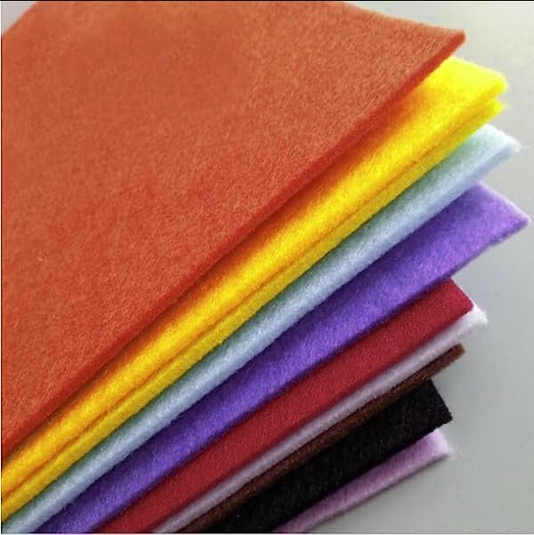 YYCRAFT Stiff Felt Sheets Thick Felt 9 Inch X 12 Inch - 30 Pcs Pack(15 Colors)