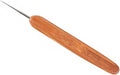 SENRISE Dreadlock Crochet Needle, Weaving Crochet Hook for Hair, with Wooden Handle, for Fixing Braids (Single Head 0.5 mm)
